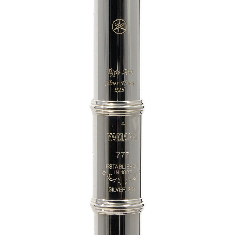 Yamaha Model YFL-777HCT Artist Solid Silver Professional Flute SN 079834 SUPERB