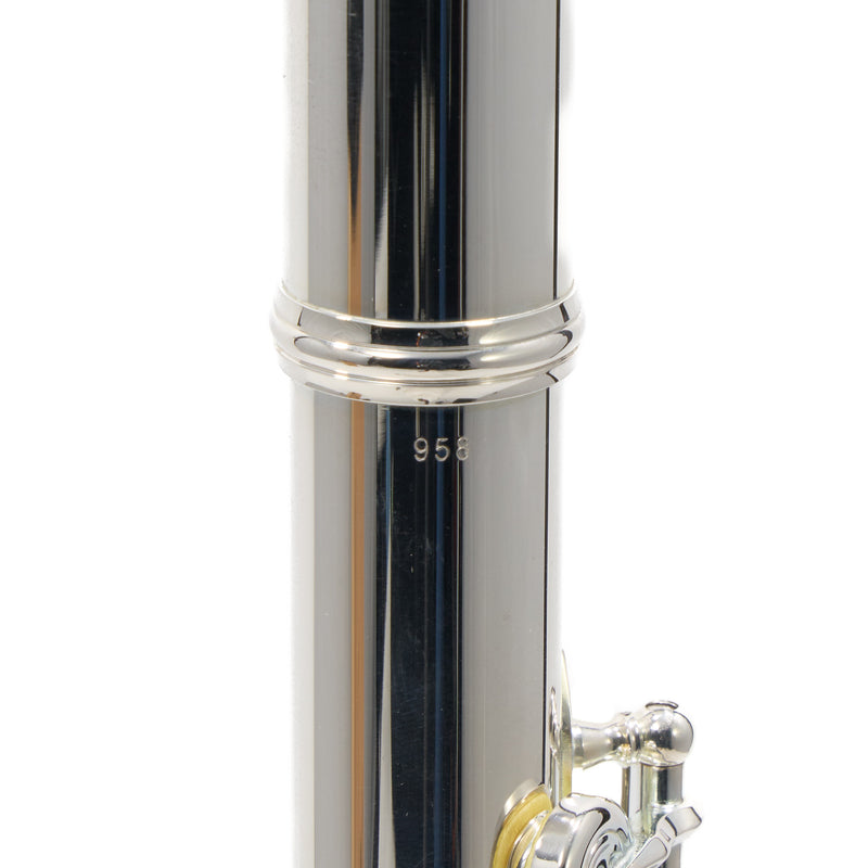 Azumi Model AZS3E Solid Silver Flute Plateau Keys C Foot SN CD00671 OPEN BOX