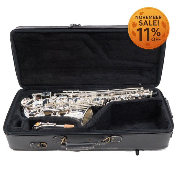 Yamaha Model YAS-875EXIIS Custom EX Alto Saxophone Silver Plate MINT CONDITION