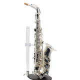 C.G. Conn Model CAS411S Alto Saxophone in Silver Plate SN AJ00324042 EXCELLENT