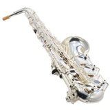 C.G. Conn Model CAS411S Alto Saxophone in Silver Plate SN AJ00324042 EXCELLENT