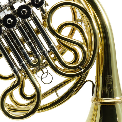 Yamaha YHR-671D Double French Horn with Detachable Bell in Lacquer