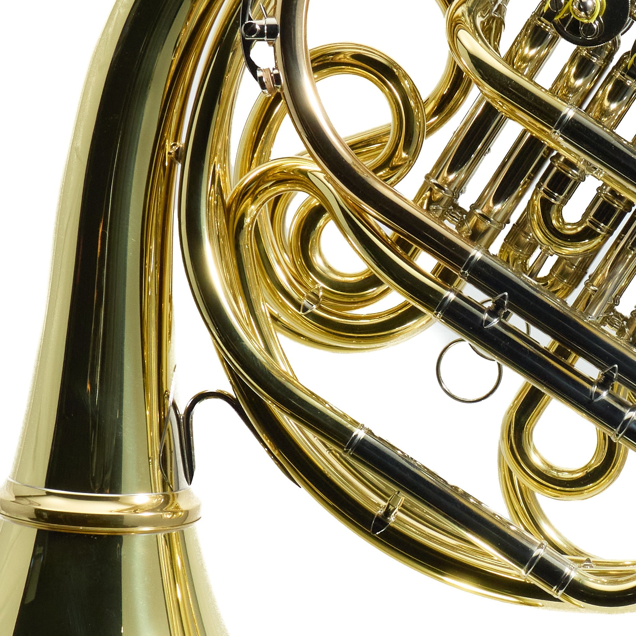 Yamaha YHR-671D Double French Horn with Detachable Bell in Lacquer