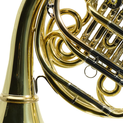 Yamaha YHR-671D Double French Horn with Detachable Bell in Lacquer