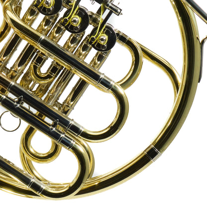 Yamaha YHR-671D Double French Horn with Detachable Bell in Lacquer