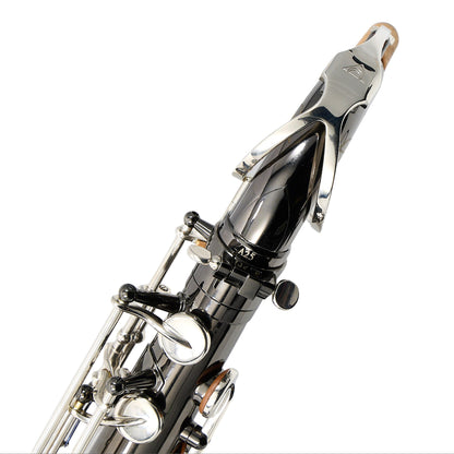 Antigua Winds TS4248BK 'Powerbell' Tenor Saxophone in Black Nickel
