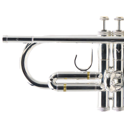 S.E. Shires Q10RS Professional Bb Trumpet in Silver Plate