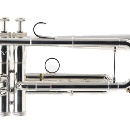 S.E. Shires Q10RS Professional Bb Trumpet in Silver Plate