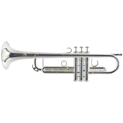S.E. Shires Q10RS Professional Bb Trumpet in Silver Plate