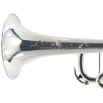 S.E. Shires Q10RS Professional Bb Trumpet in Silver Plate