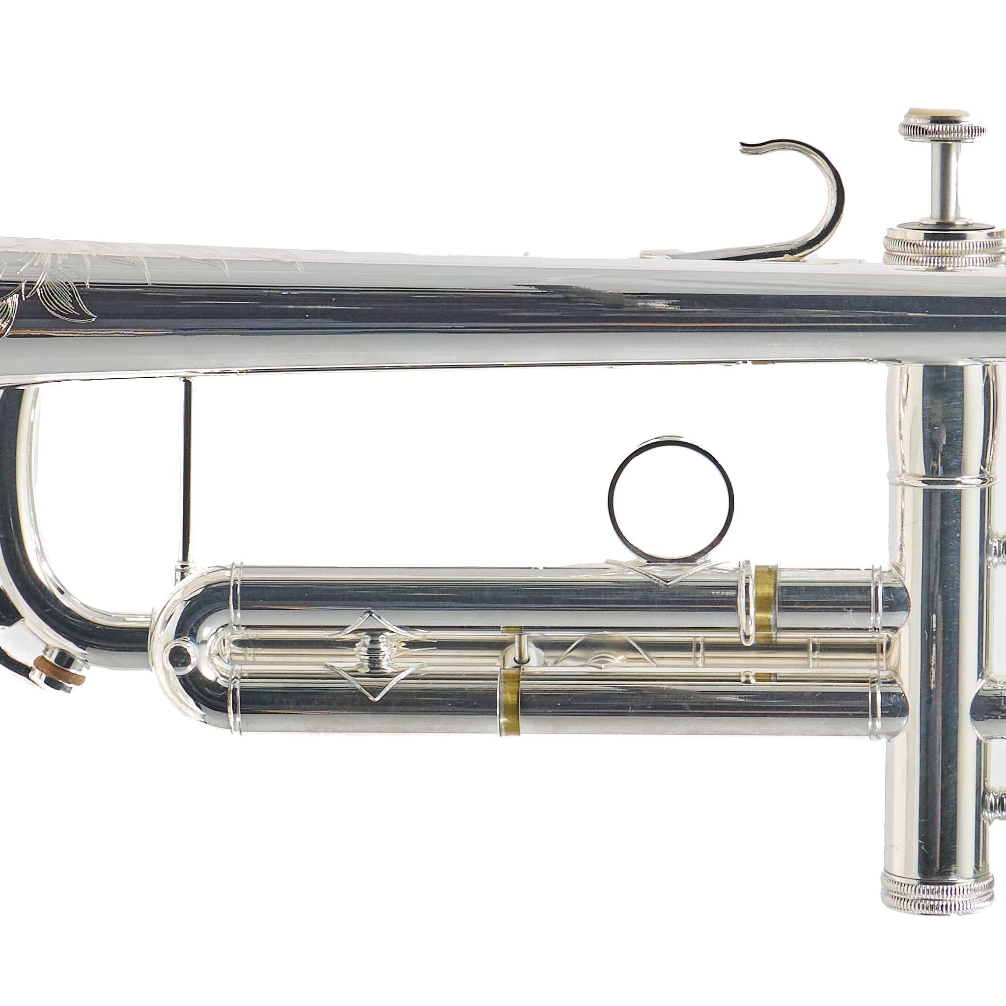 S.E. Shires Q10RS Professional Bb Trumpet in Silver Plate