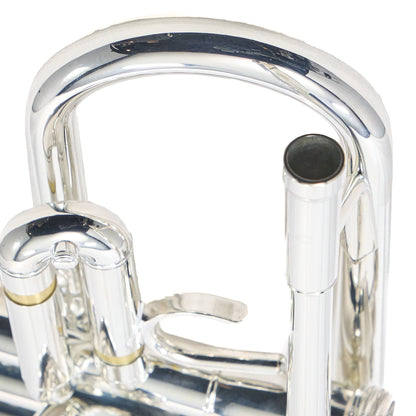 S.E. Shires Q10RS Professional Bb Trumpet in Silver Plate