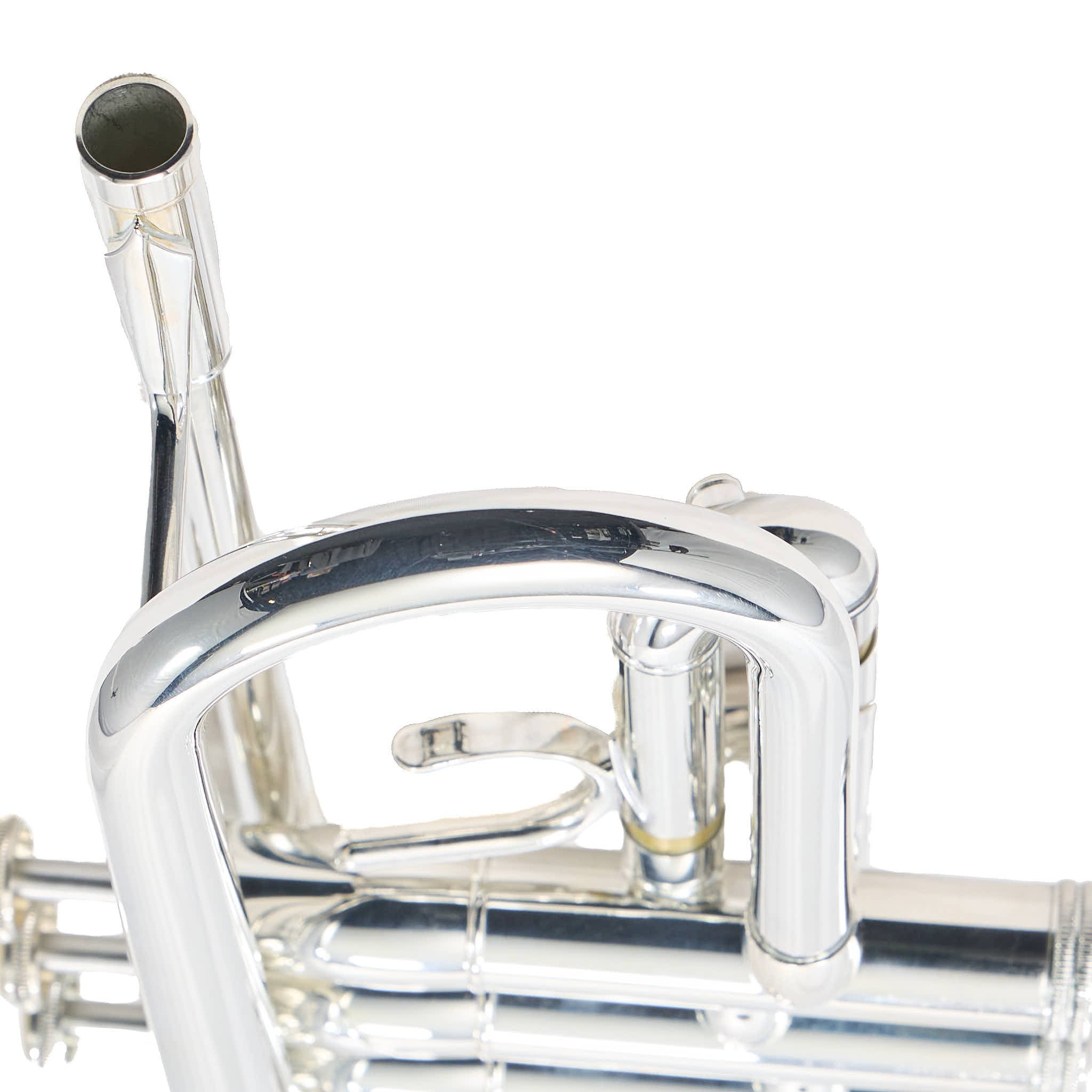 S.E. Shires Q10RS Professional Bb Trumpet in Silver Plate