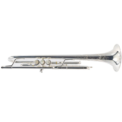 S.E. Shires Q10RS Professional Bb Trumpet in Silver Plate