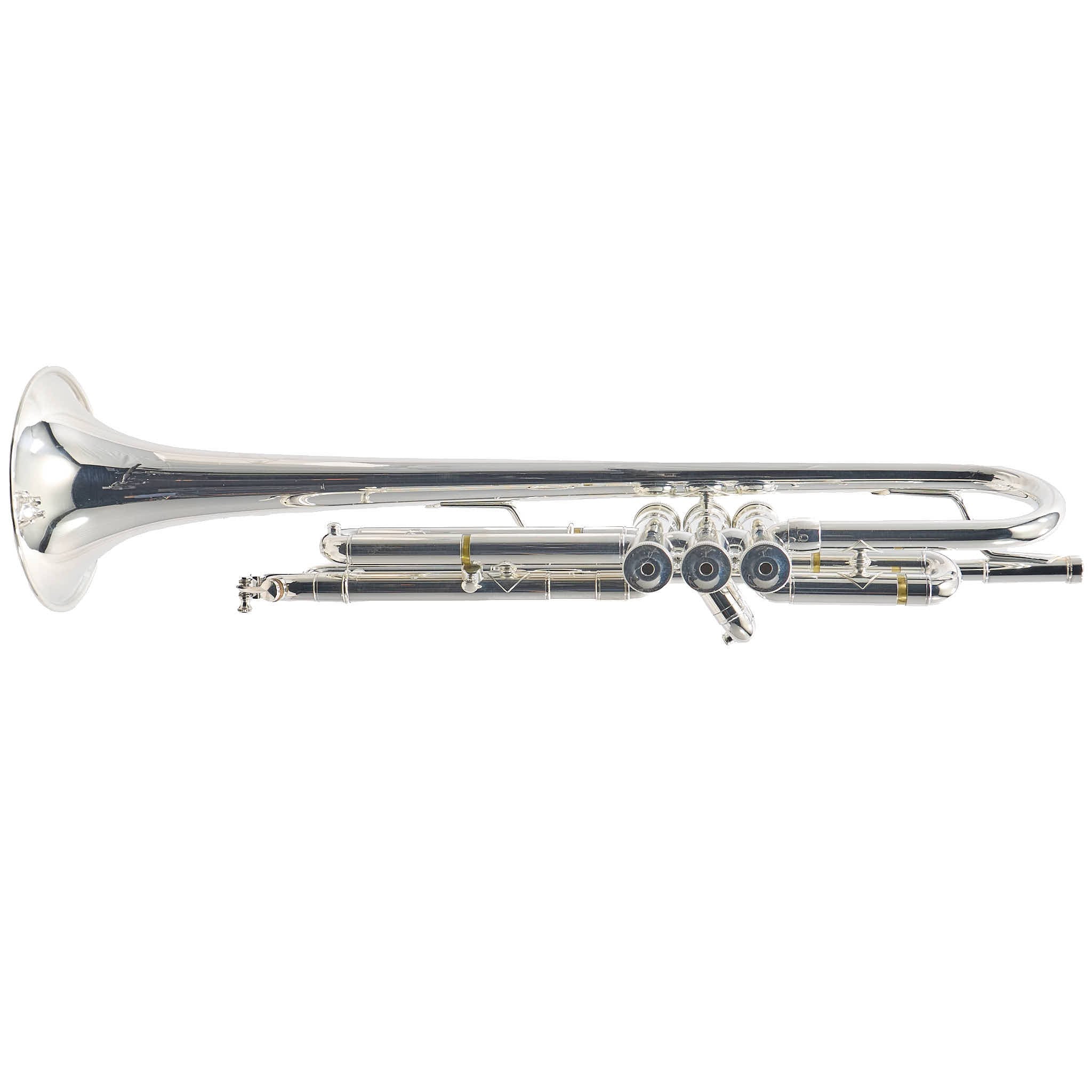 S.E. Shires Q10RS Professional Bb Trumpet in Silver Plate