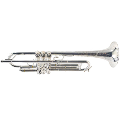 S.E. Shires Q10RS Professional Bb Trumpet in Silver Plate