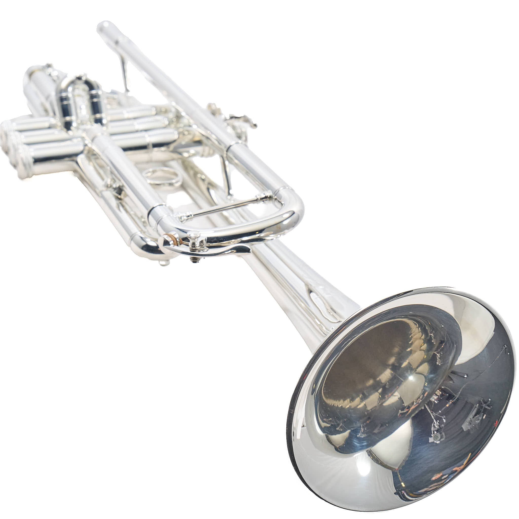 S.E. Shires Q10RS Professional Bb Trumpet in Silver Plate