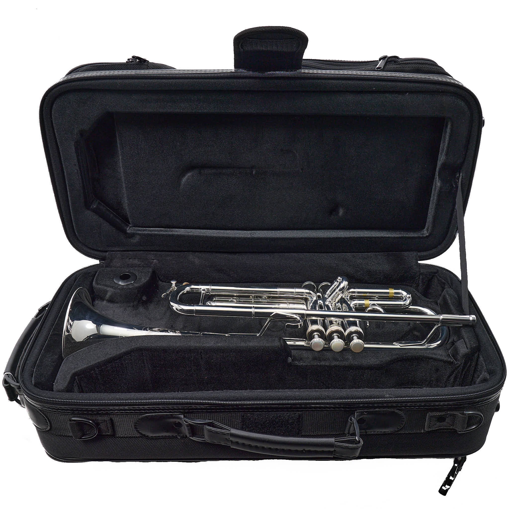S.E. Shires Q10RS Professional Bb Trumpet in Silver Plate