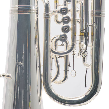 Eastman EBF863S Professional 4-Piston 4/4 F Tuba in Silver Plate