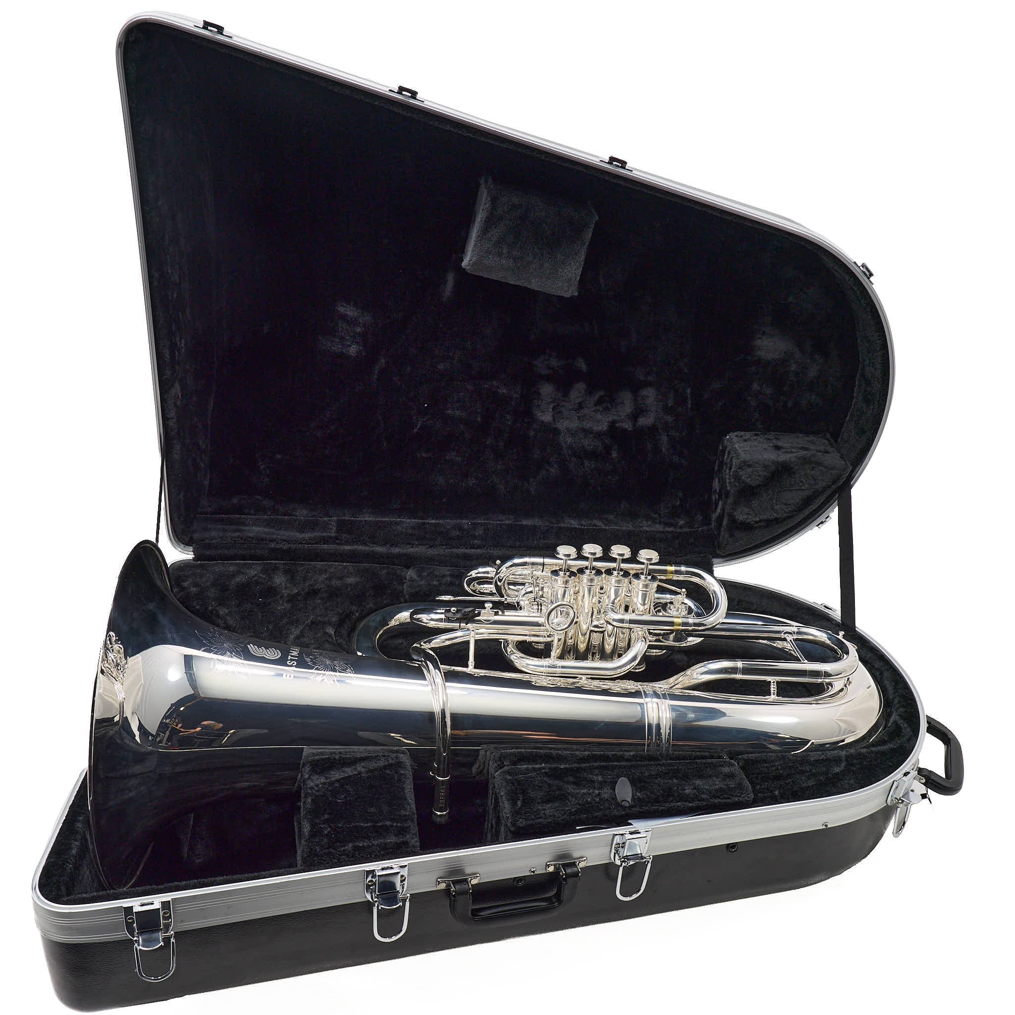 Eastman EBF863S Professional 4-Piston 4/4 F Tuba in Silver Plate