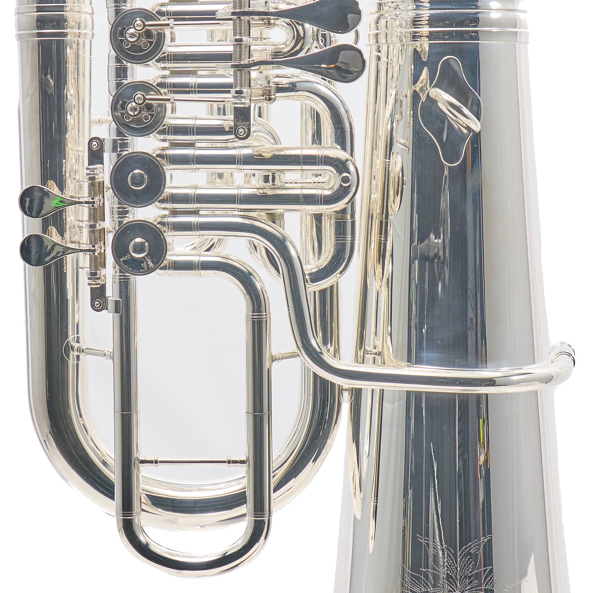 Eastman EBF866S Professional 6-Valve 4/4 F Tuba in Silver Plate