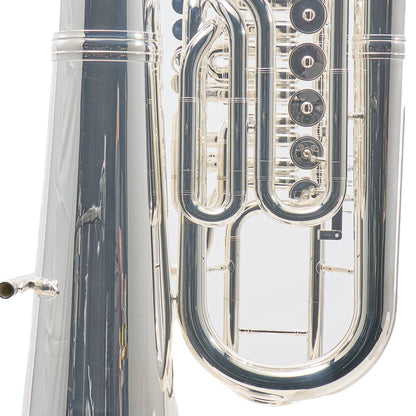 Eastman EBF866S Professional 6-Valve 4/4 F Tuba in Silver Plate