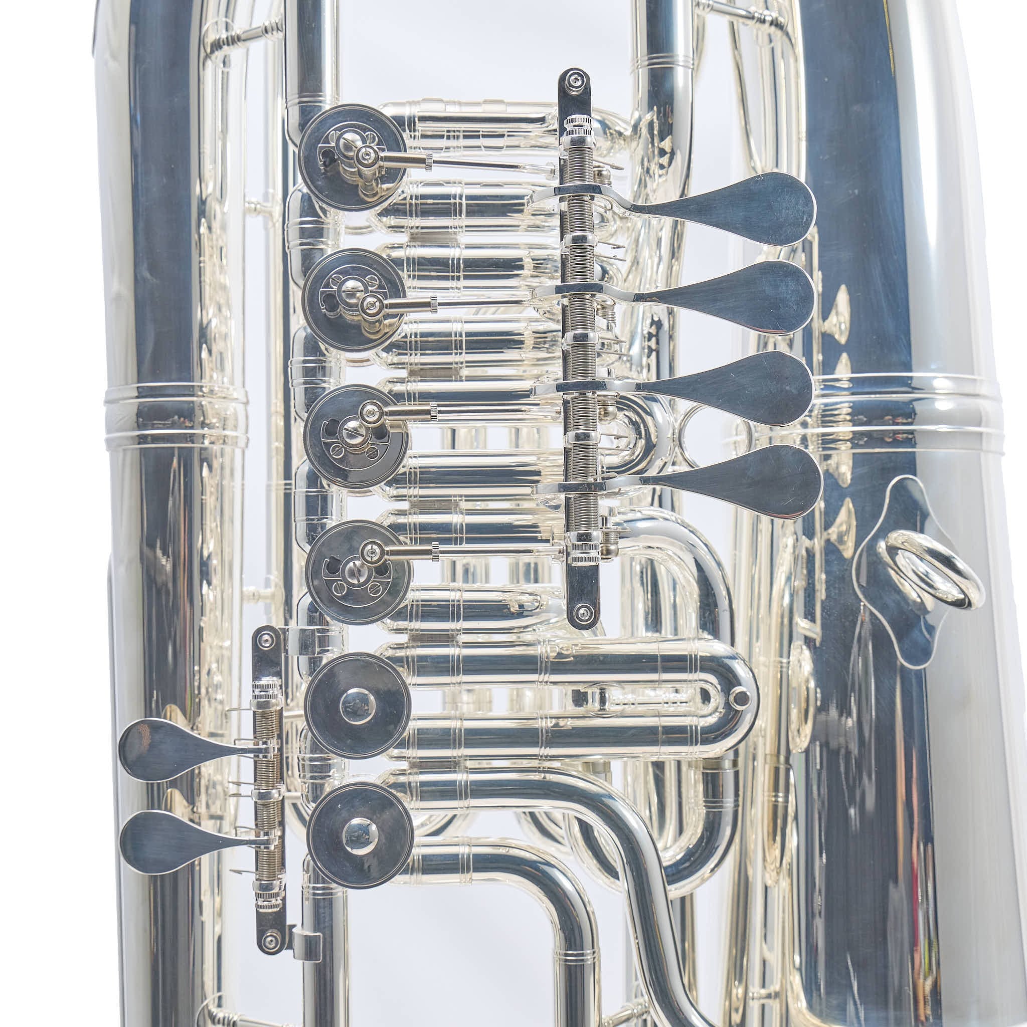 Eastman EBF866S Professional 6-Valve 4/4 F Tuba in Silver Plate