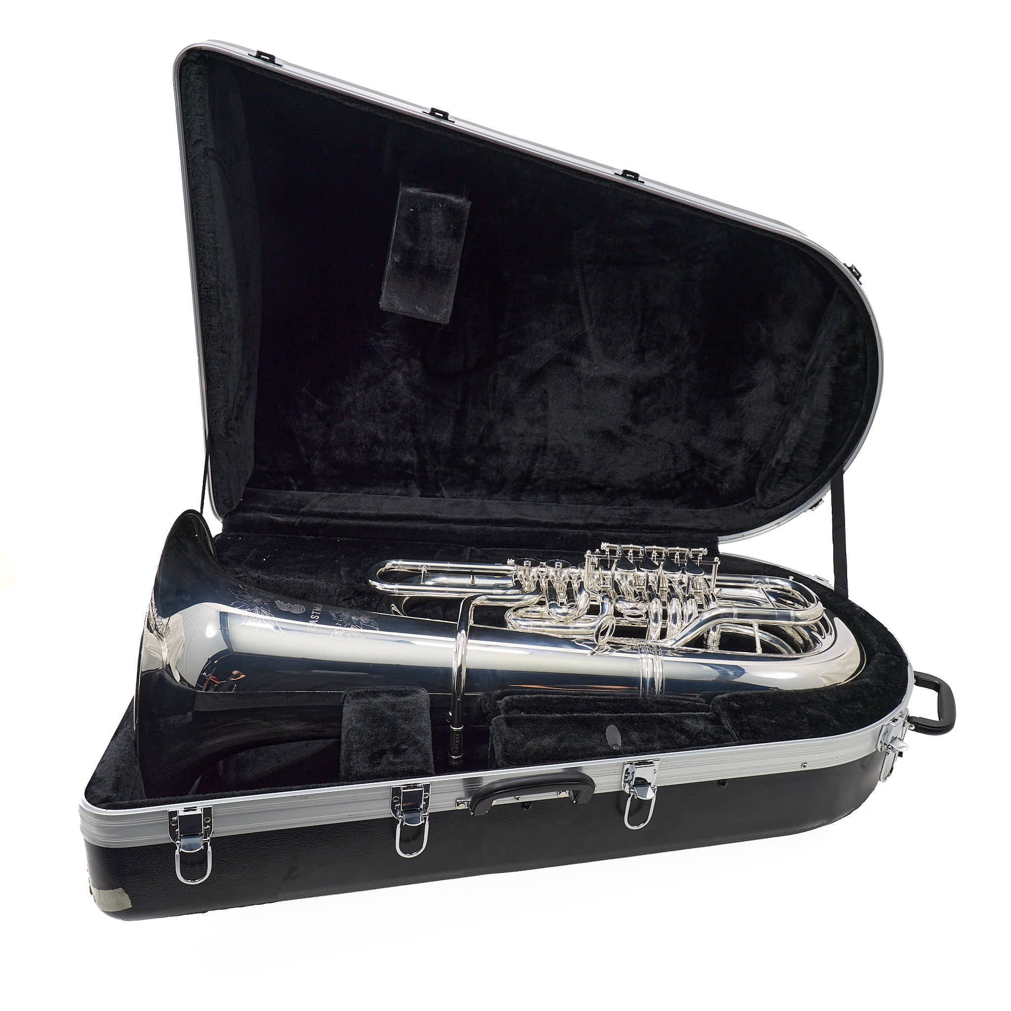 Eastman EBF866S Professional 6-Valve 4/4 F Tuba in Silver Plate