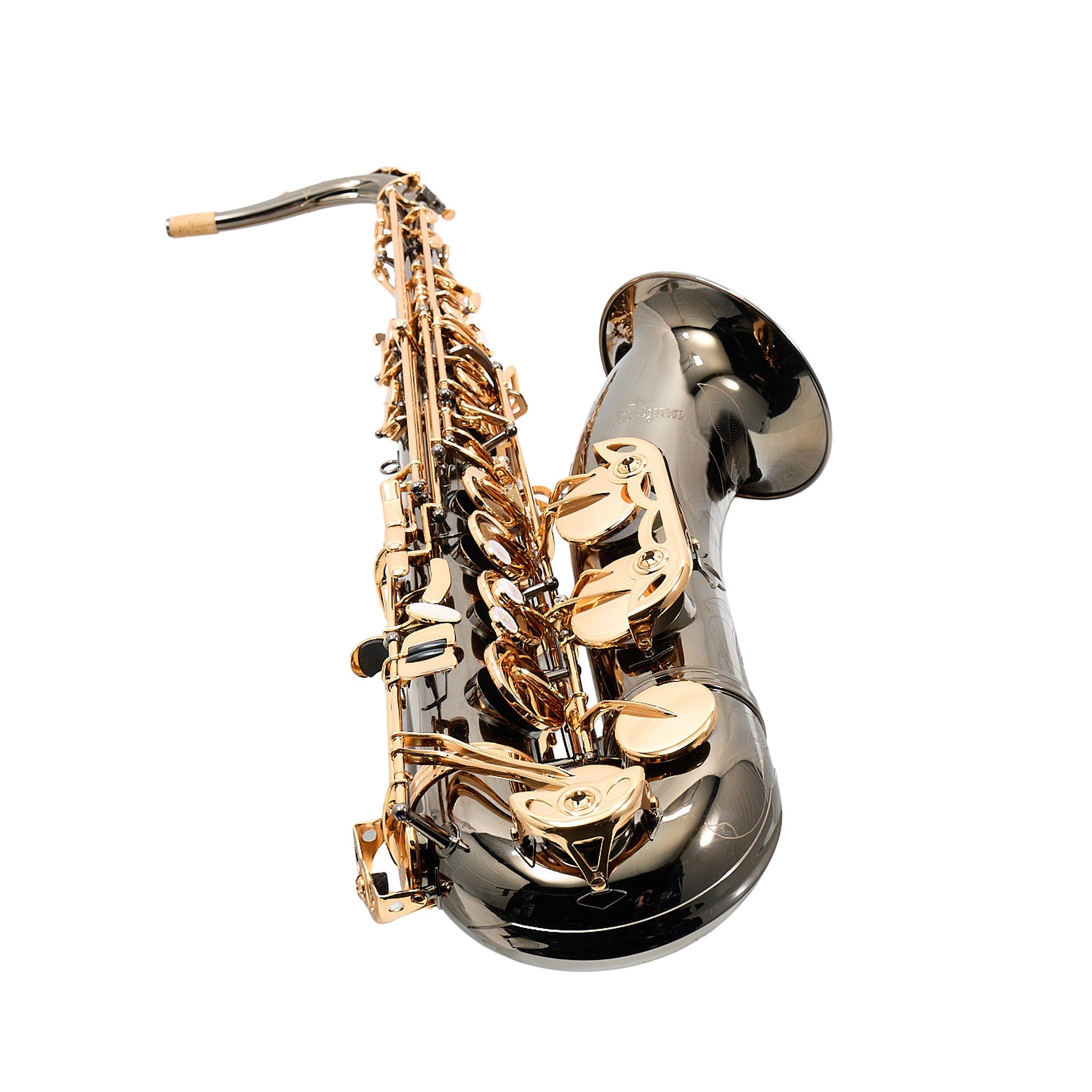 Antigua Winds TS4248BG 'Powerbell' Tenor Saxophone in Black Nickel