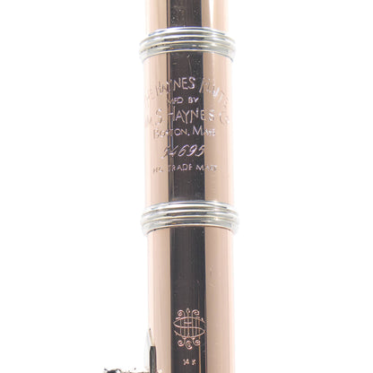 William S. Haynes Custom 14K Gold Flute with Gold Toneholes, Offset G, C# Trill