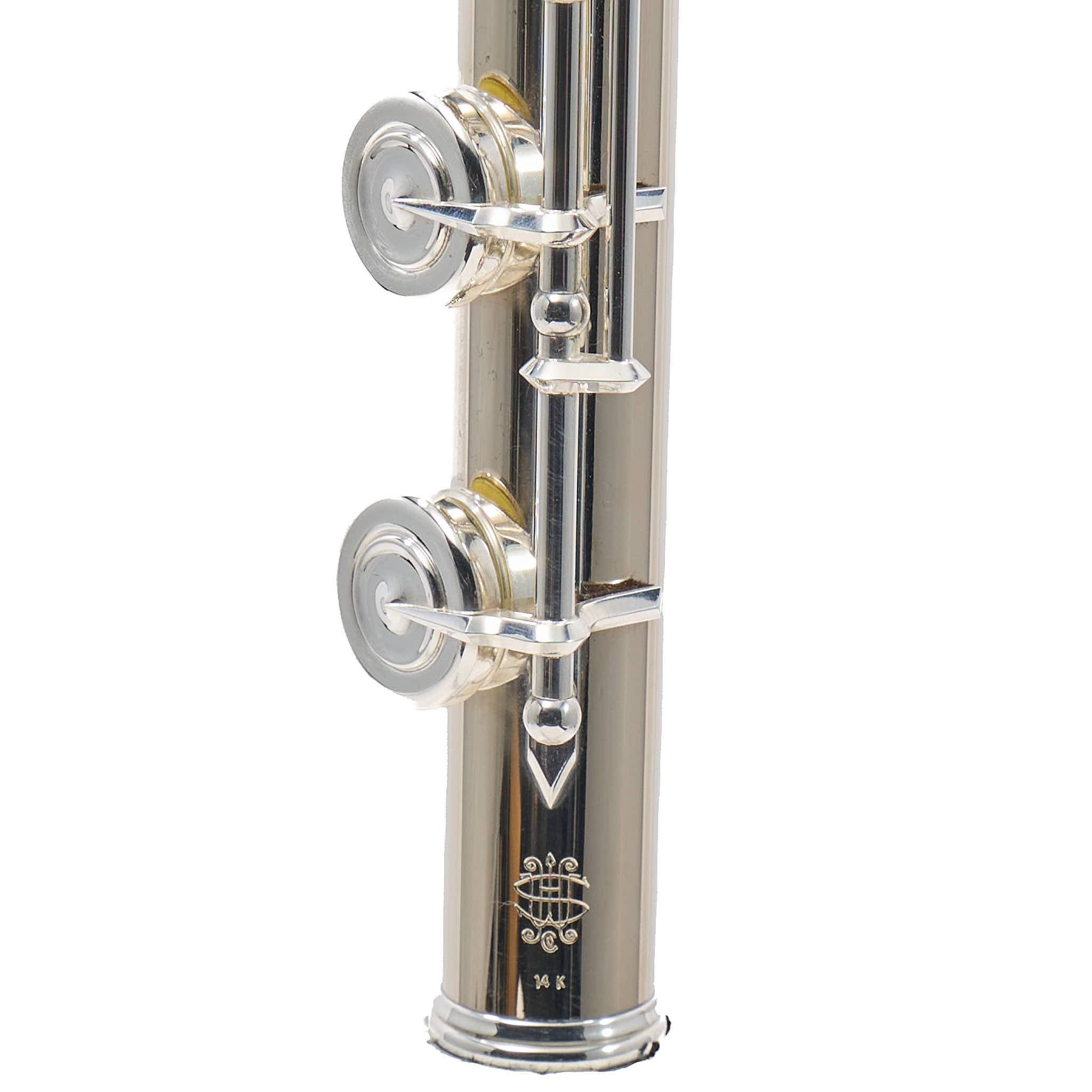 William S. Haynes Custom 14K White Gold Flute with Offset G, C# Trill, B Foot