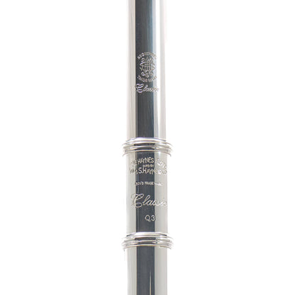 William S. Haynes Q3 Professional Solid Silver Flute