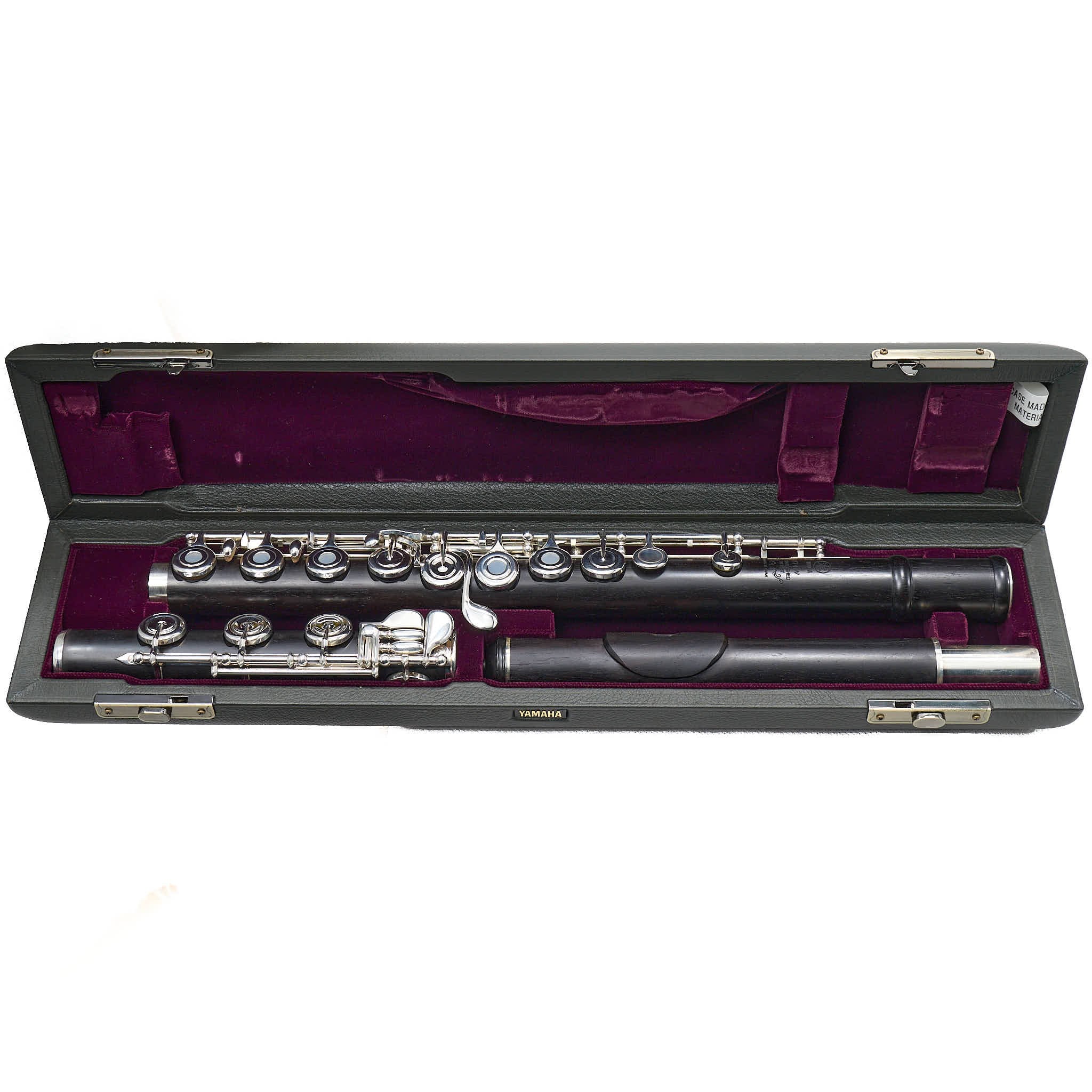 Yamaha YFL-874HW Handmade Wood Flute with Silver Mechanism