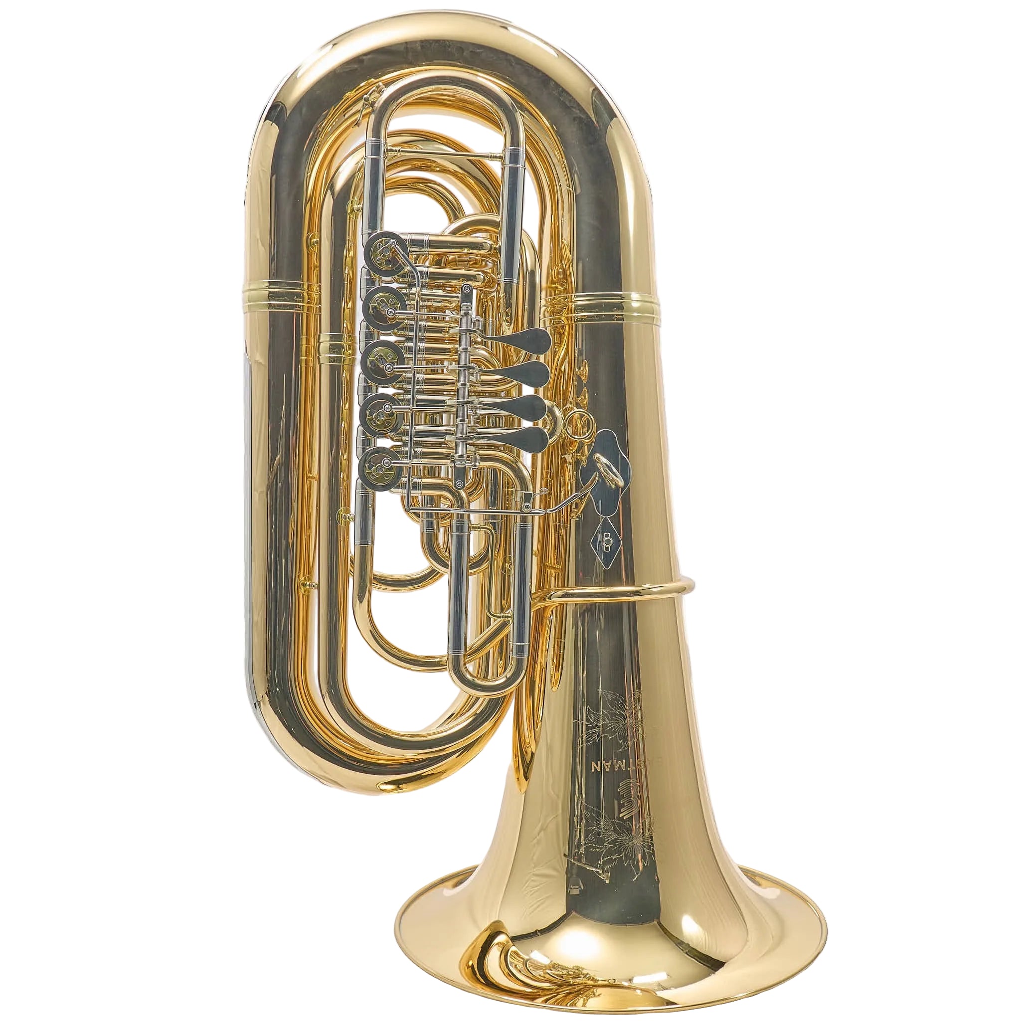 Eastman EBB825VG Professional 5/4 BBb Tuba in Gold Brass