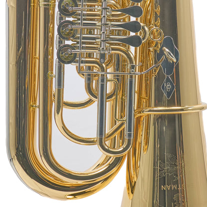 Eastman EBB825VG Professional 5/4 BBb Tuba in Gold Brass