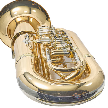 Eastman EBB825VG Professional 5/4 BBb Tuba in Gold Brass