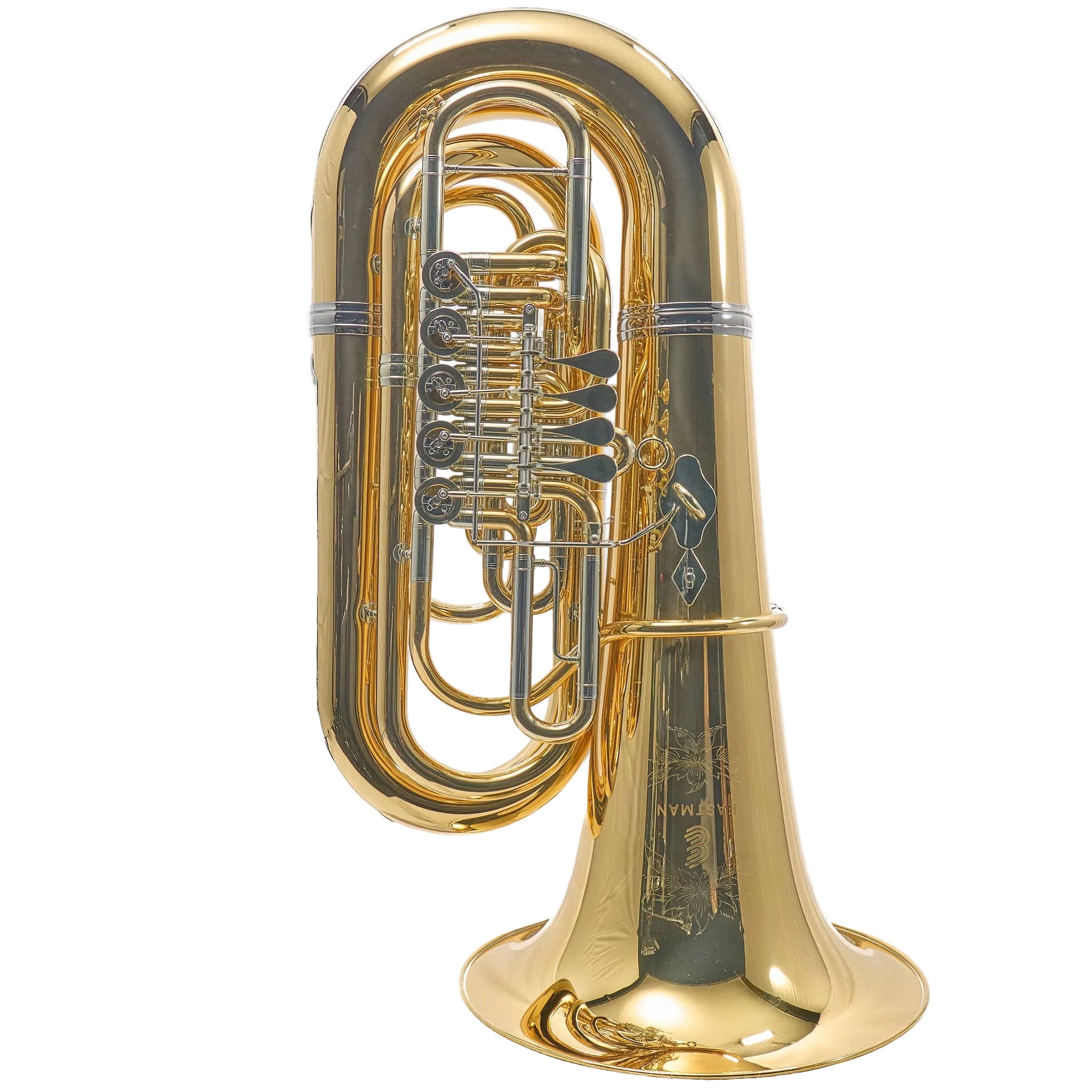 Eastman EBB825VG Professional 5/4 BBb Tuba in Gold Brass