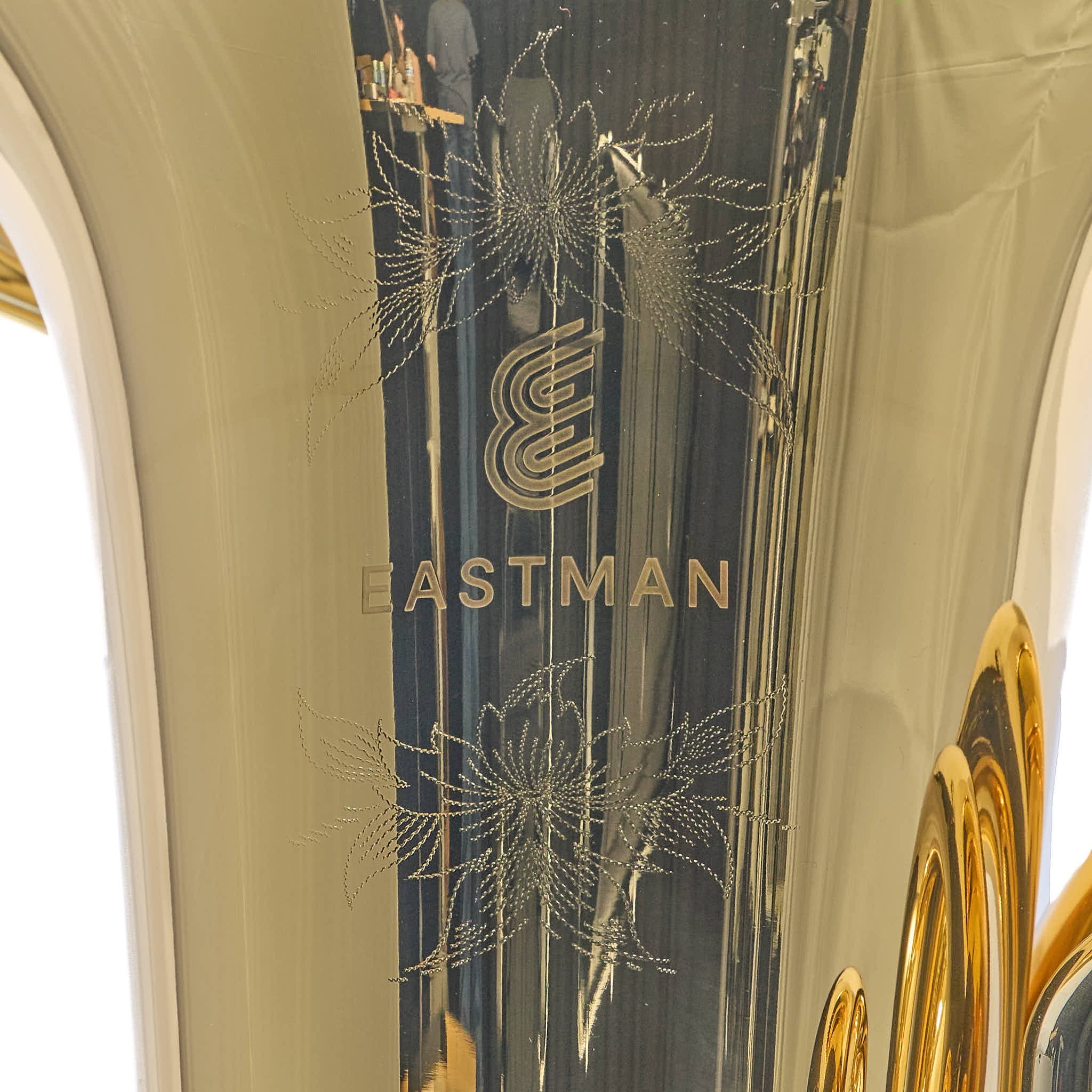 Eastman EBB825VG Professional 5/4 BBb Tuba in Gold Brass