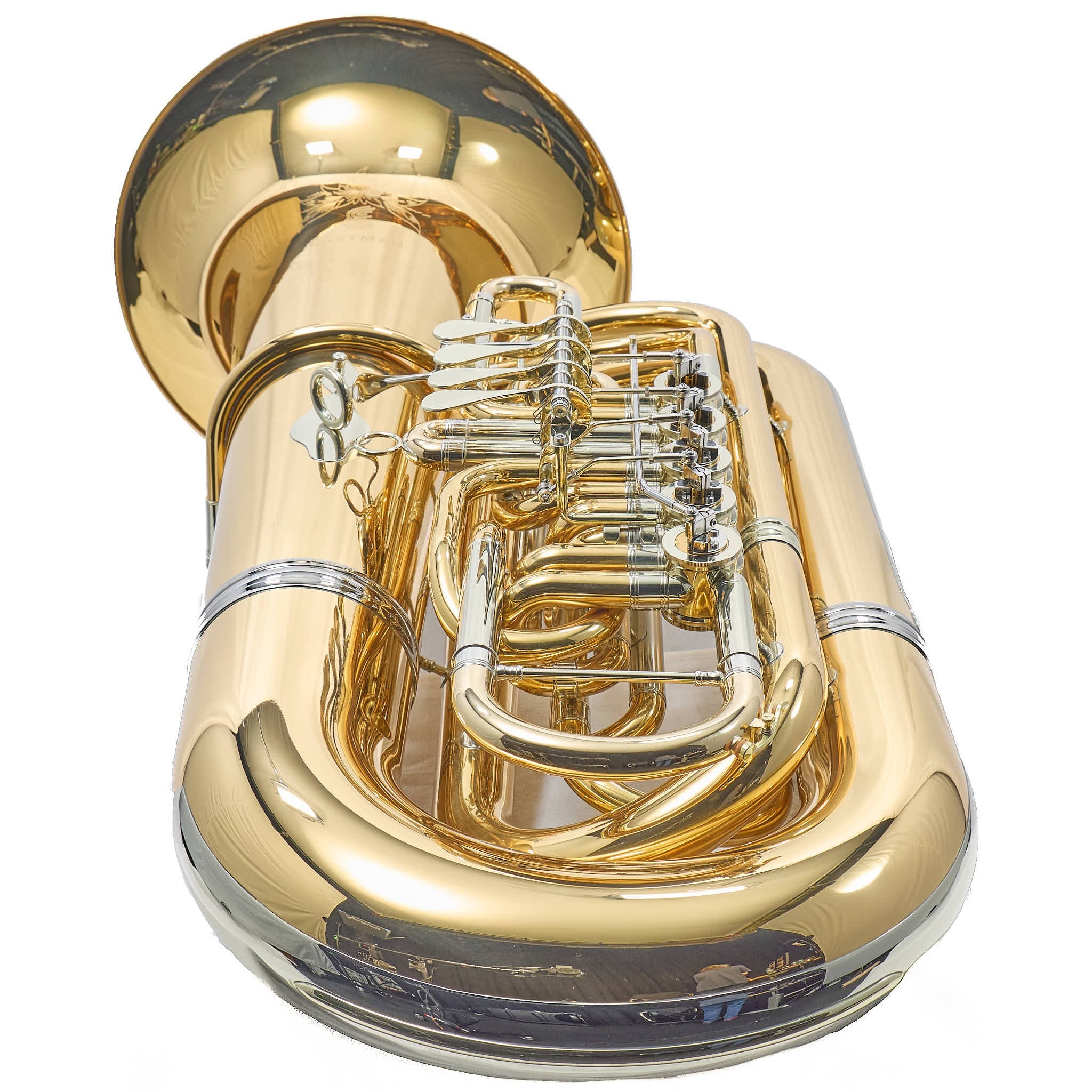 Eastman EBB825VG Professional 5/4 BBb Tuba in Gold Brass