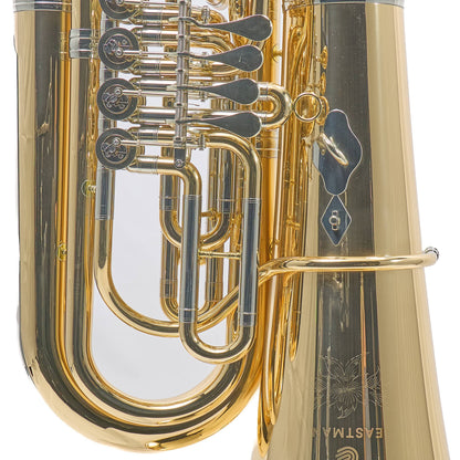 Eastman EBB825G Professional BBb 5/4 Rotary Valve Tuba in Lacquer