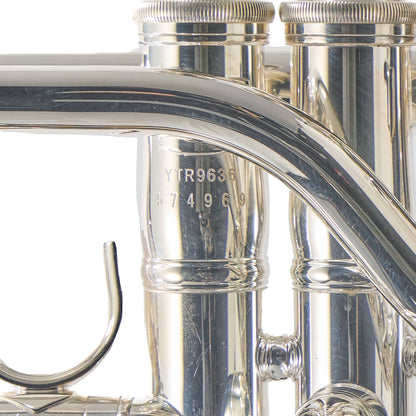 Yamaha YTR-9636 Custom Series Eb/D Trumpet in Silver Plate