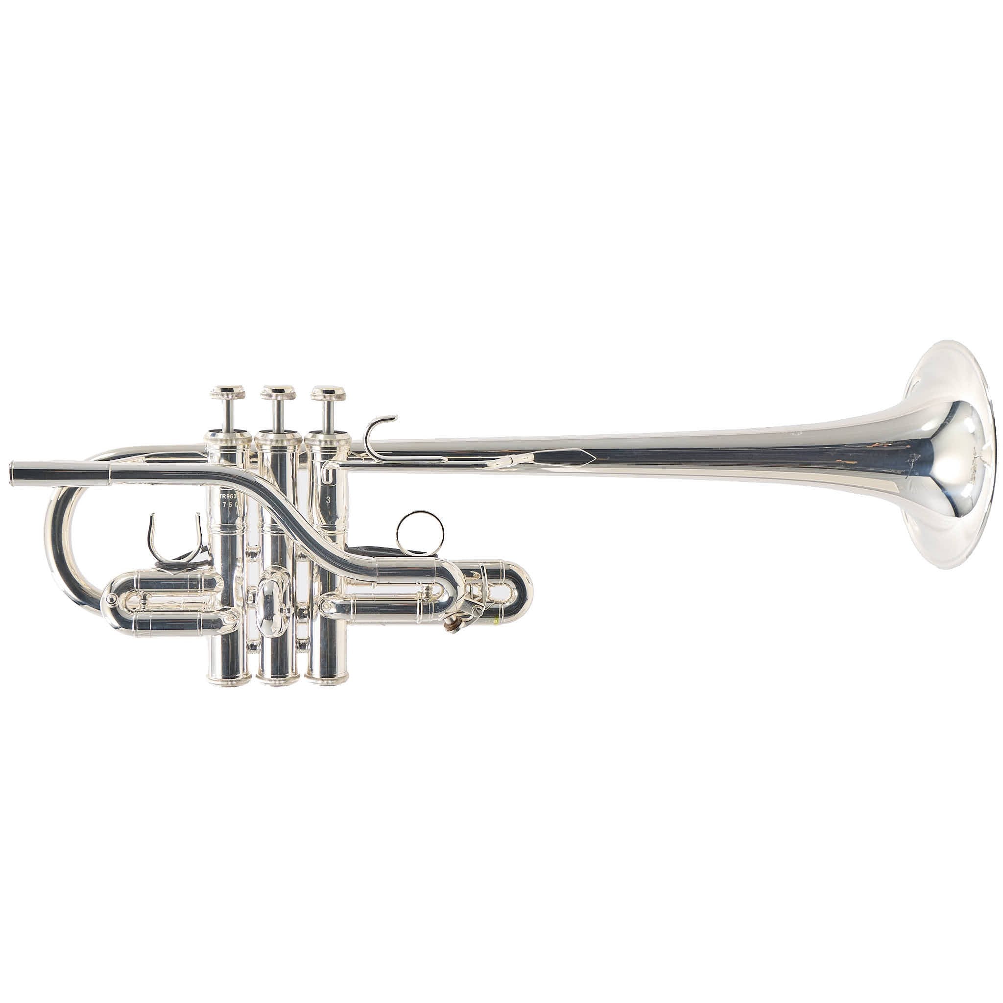 Yamaha YTR-9636 Custom Series Eb/D Trumpet in Silver Plate