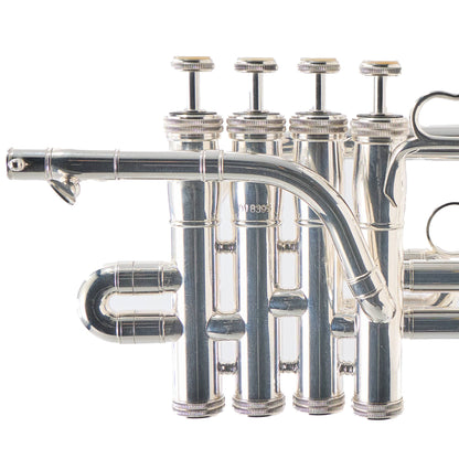 S.E. Shires TRQ9S Q-Series Professional Piccolo Trumpet in Silver Plate