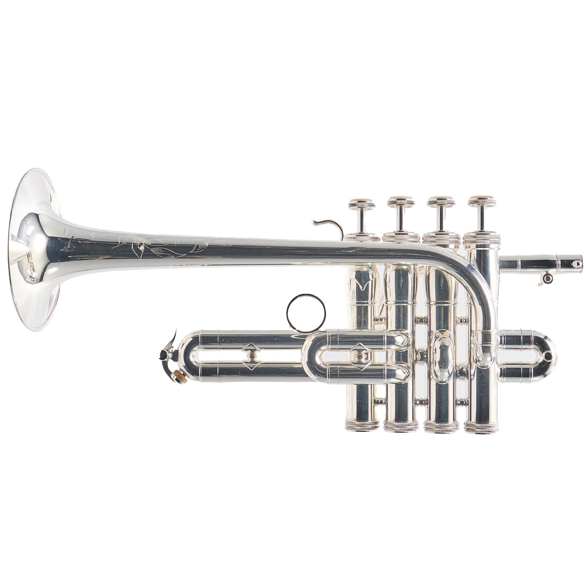 S.E. Shires TRQ9S Q-Series Professional Piccolo Trumpet in Silver Plate