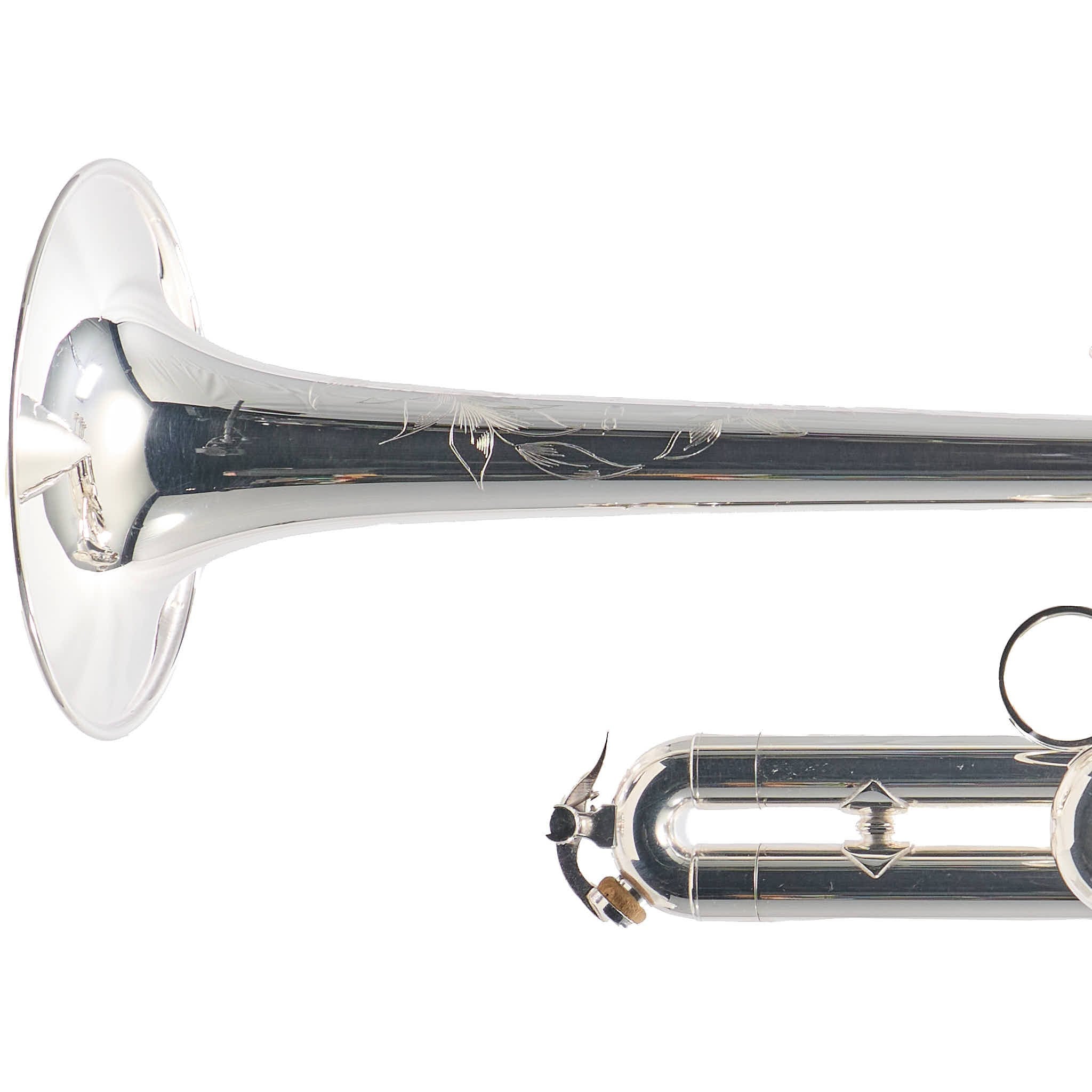 S.E. Shires TRQ9S Q-Series Professional Piccolo Trumpet in Silver Plate