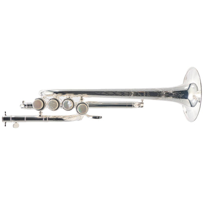S.E. Shires TRQ9S Q-Series Professional Piccolo Trumpet in Silver Plate