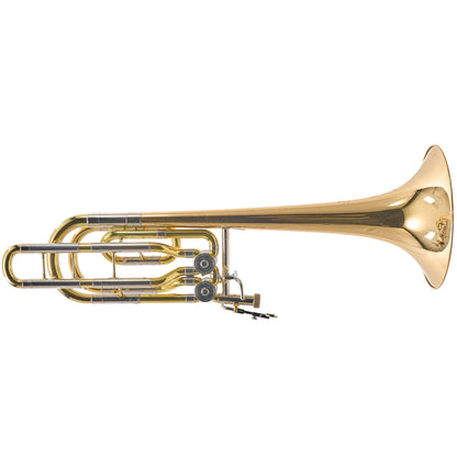 Yamaha YBL-620G Professional Bass Trombone with Dual Rotors in Lacquer