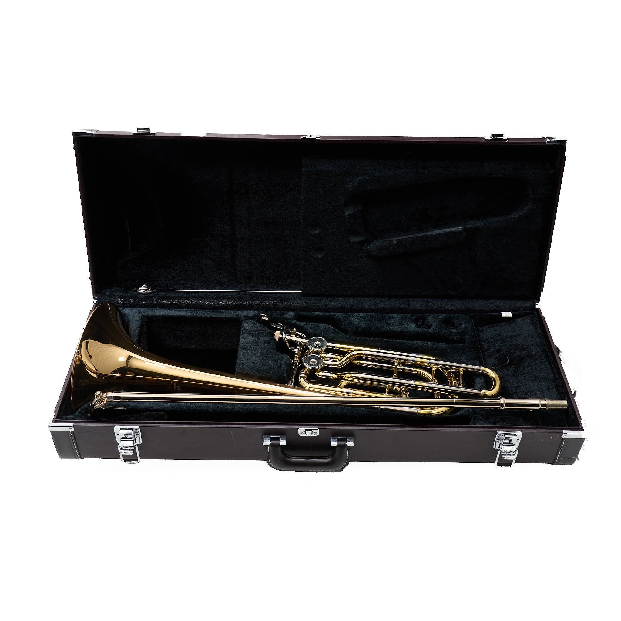 Yamaha YBL-620G Professional Bass Trombone with Dual Rotors in Lacquer