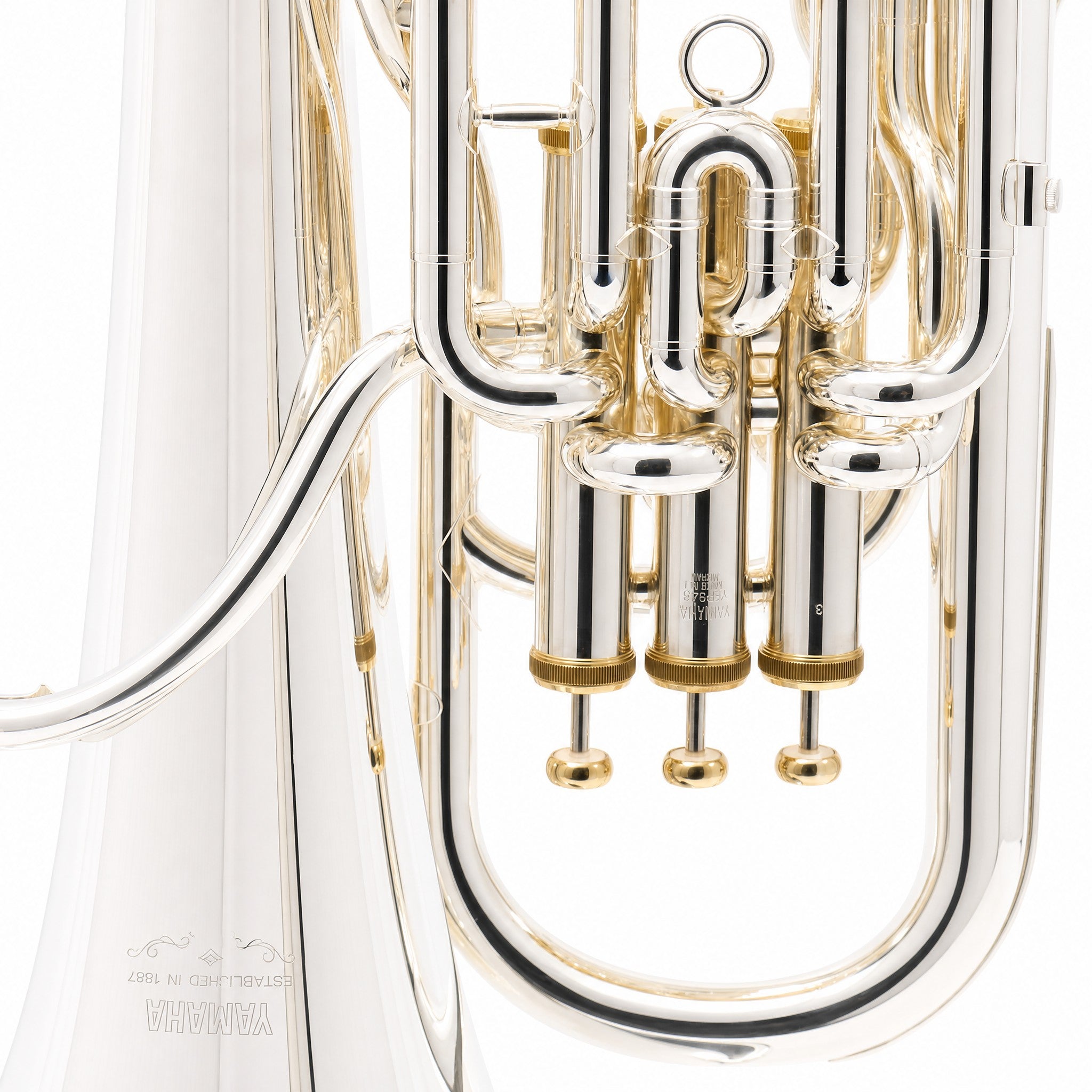 Yamaha YEP-642S Professional Compensating Euphonium in Silver Plate