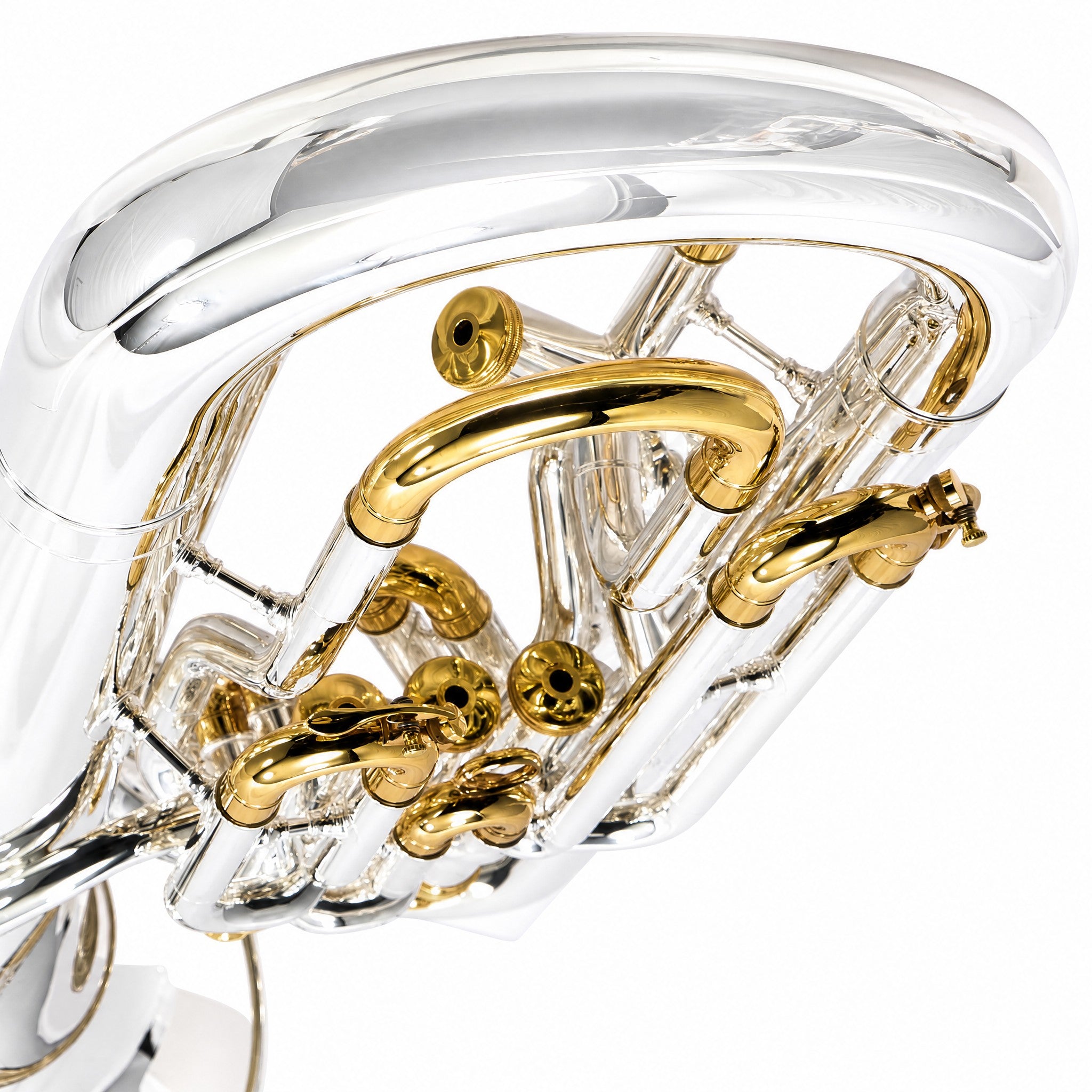 S.E. Shires SEUQ41SG Q-Series Compensating Euphonium in Silver Plate
